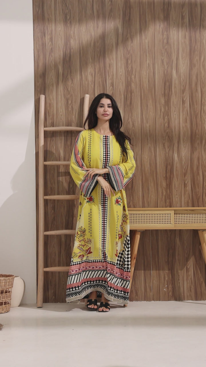 Solenne Kaftan Dress