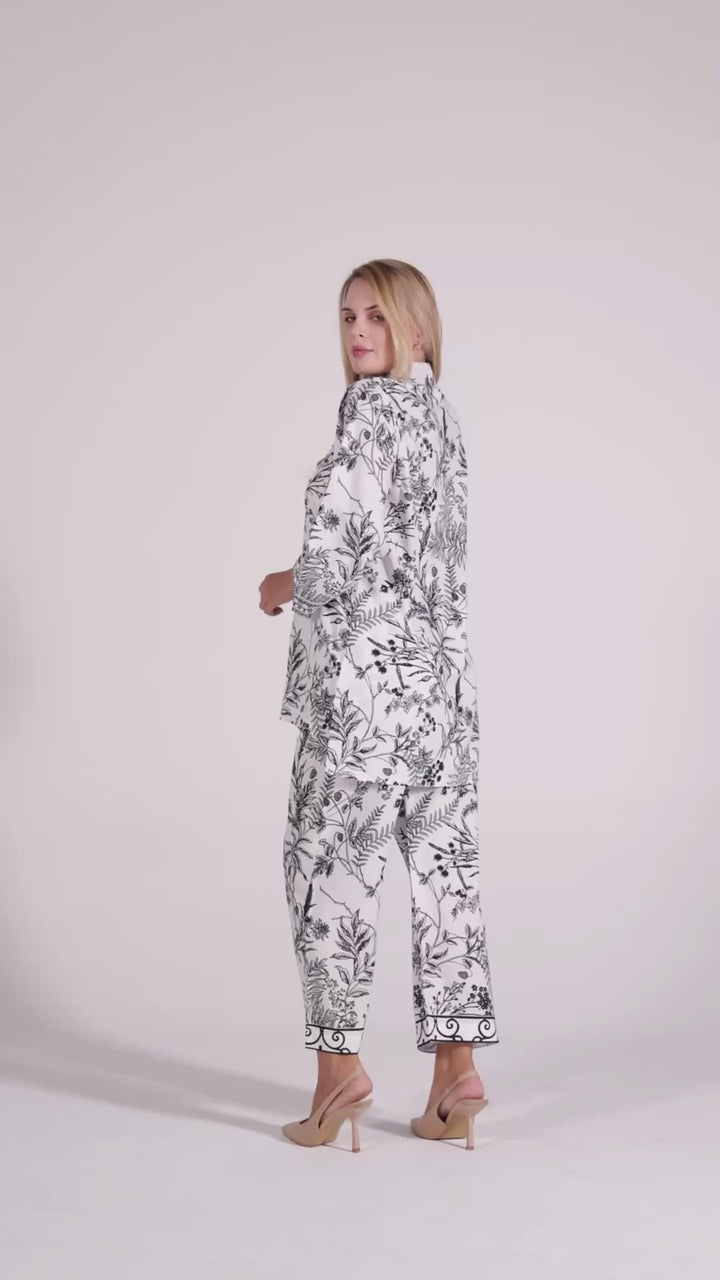 Zarelle White Matching Co-ord Set